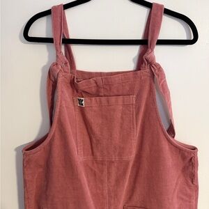 Lucy & Yak Dusty Rose Corduroy Jumpsuit